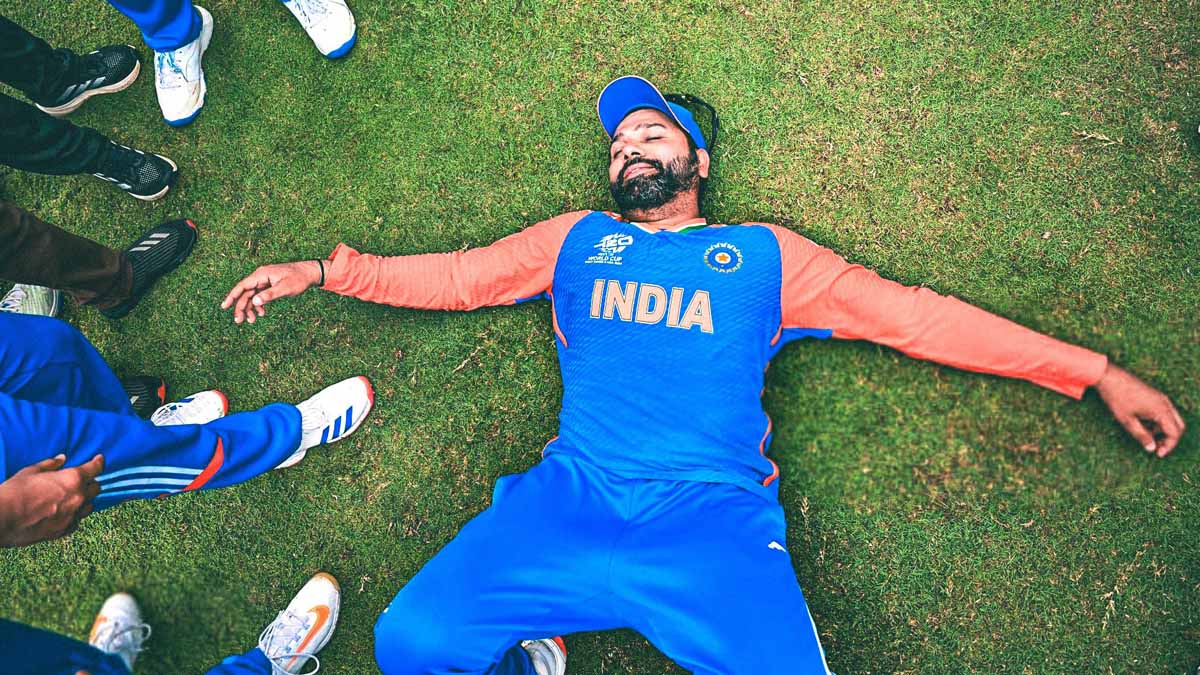 Rohit Sharma post image of his and share feelings toward world cup win