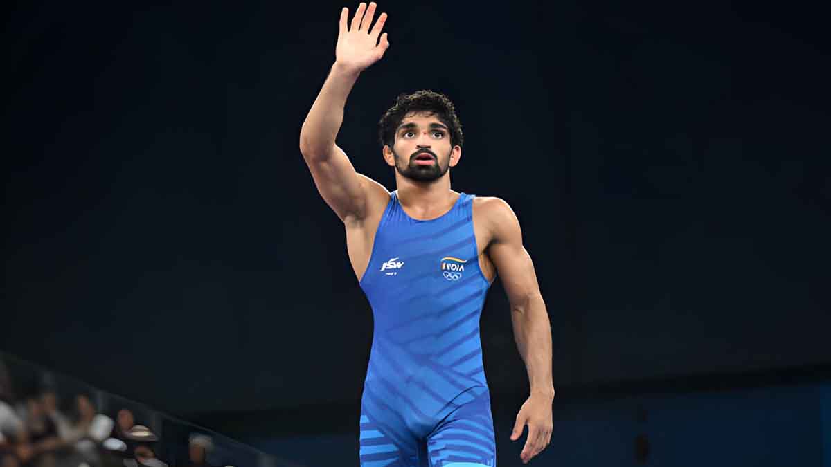 Aman Sehrawat Indian Star Reduced 4.6Kg To Be Ready For The Bronze Medal In Paris Olympic Men Wrestling Freestyle 57 Kg