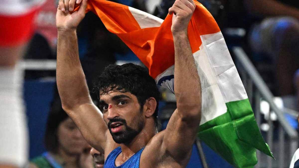 Aman Sehrawat Indian Wrestler Won Bronze Medal In 57 Kg Freestyle In Paris Olympics 2024