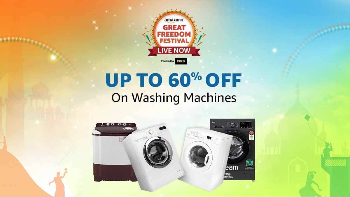 Amazon Great Freedom Festival Sale All Live Deals Smartphone Smart Tv Washing Machine Price Starts Rs 4999