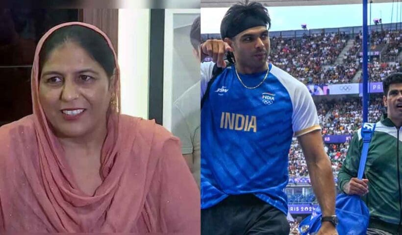 Neeraj Chopra Mother Saroj Devi Says They Are Happy With Silver And Arshad Nadeem Gold Medal Winner Also Her Child