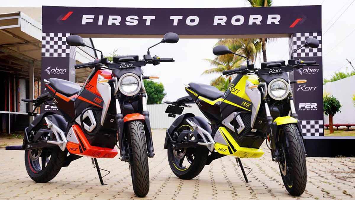 Oben Rorr Electric Motorcycle Gets Rs 25000 Discount Check New Price Here