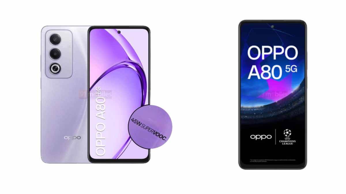 Oppo A80 5G Global Launch Soon Price Full Specifications Leaked