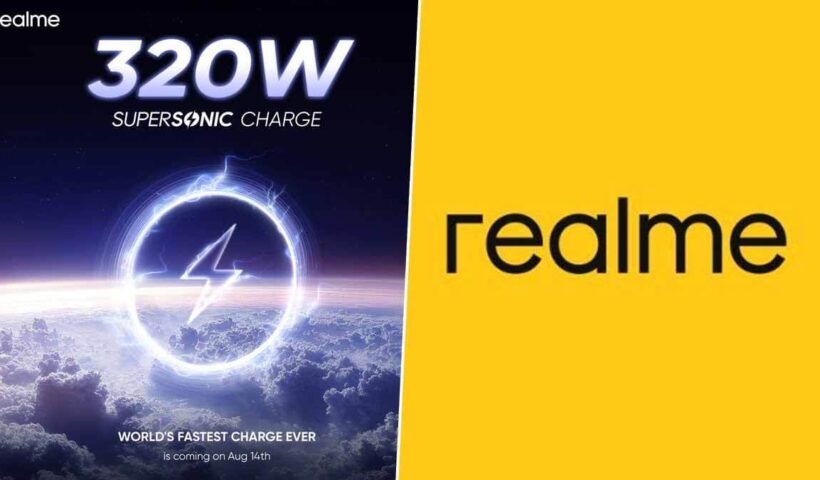 Realme To Announce Worlds Fastest 320W Supersonic Charge Technology On August 14