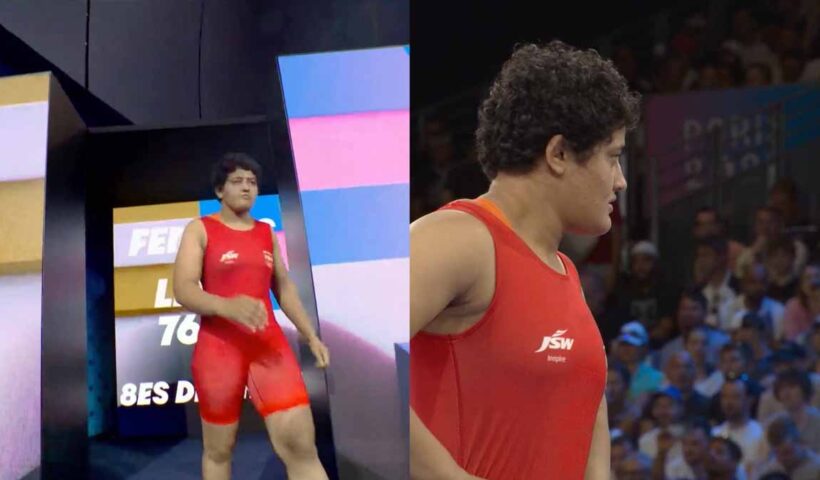 Reetika Hooda Lost In Quarter Final In 76 Kg Wrestling In A Close Match Paris Olympics 2024