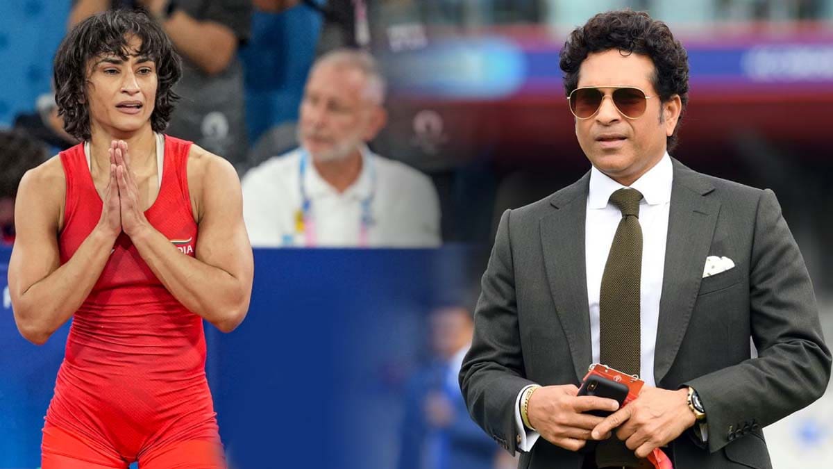 Sachin Tendulkar Stand For Vinesh Phogat And Applied For Silver Medal In Paris Olympics 2024