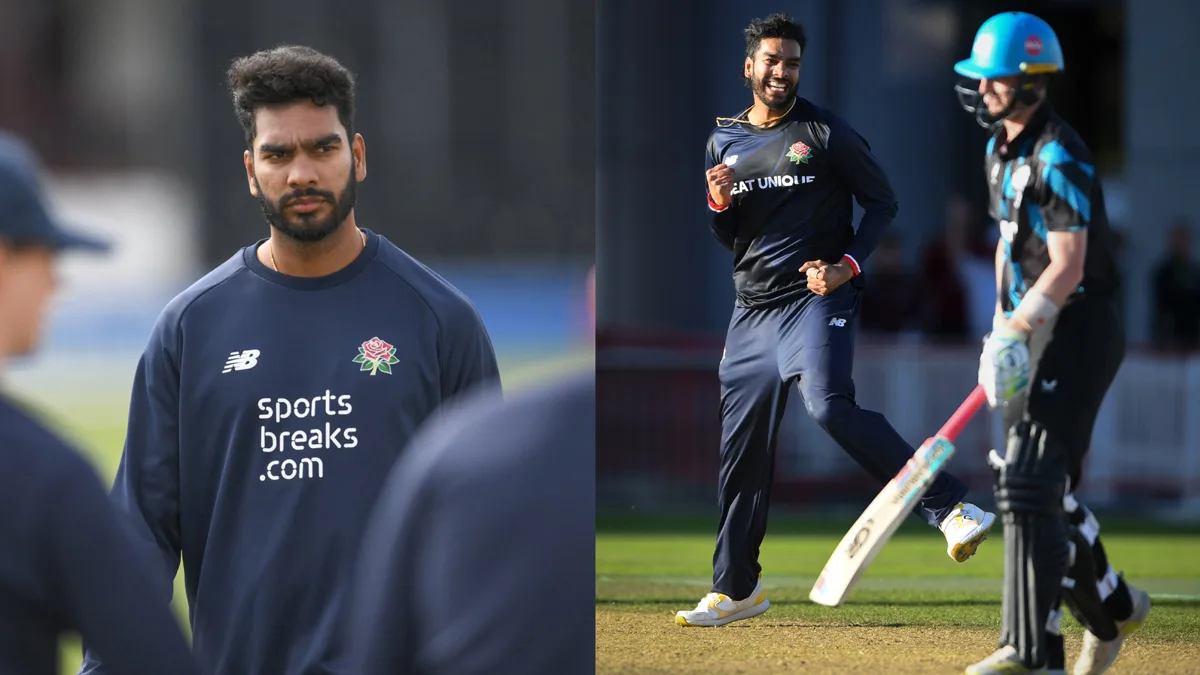 Venkatesh Iyer Shine With Ball In County One Day Cup Took Two Wickets In Two Balls And Win Match For Lancashire