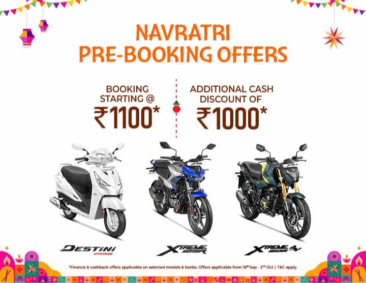 Hero MotoCorp launches navaratri offers and discounts