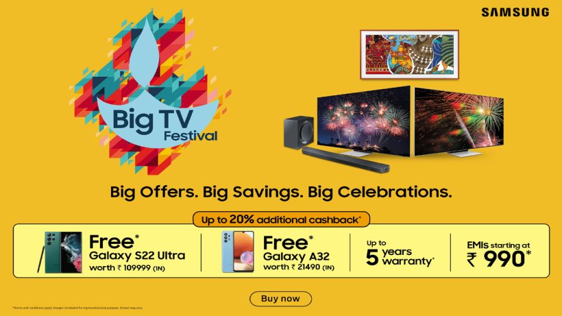 Samsung Big Tv Festival Sale 2024 Offering Free Smart Tv Sounder To Ai Tv Buyers