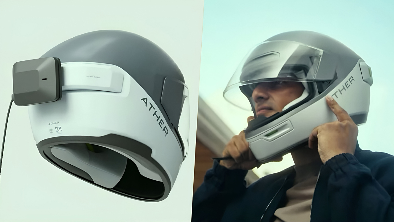 Ather Halo Helmet: ফোন ধরার পাশাপাশি শুনতে পারবেন মিউজিক! আশ্চর্য হেলমেটের দাম 3,000 টাকা কমে গেল