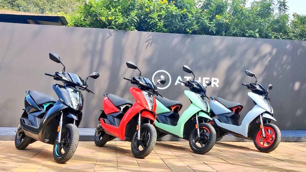 2025 ather 450 series with magic twist feature launching on January 4 in india