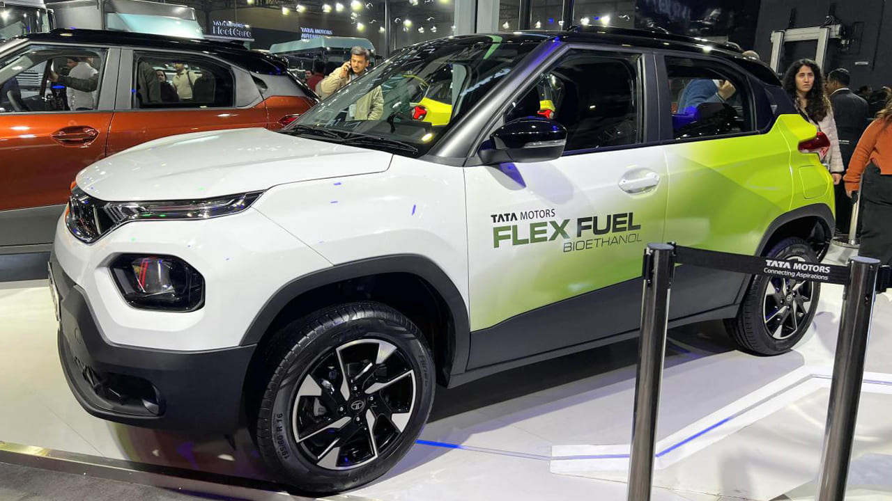 Tata Punch Flex Fuel bharat mobility global expo 2025