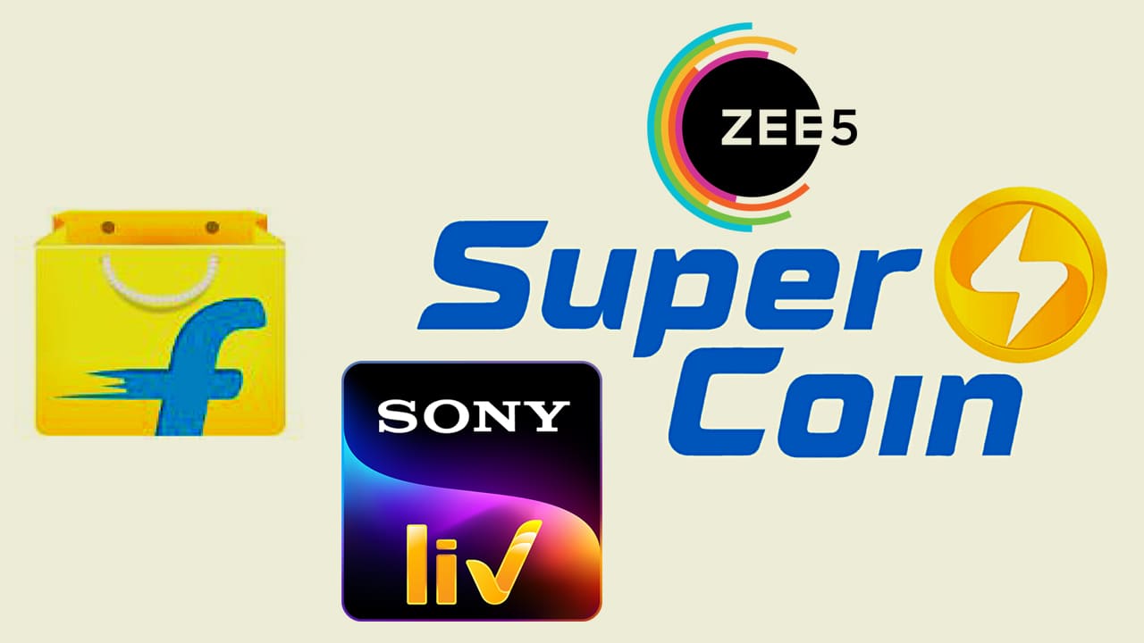 get sony liv zee5 subscription using Flipkart Supercoin