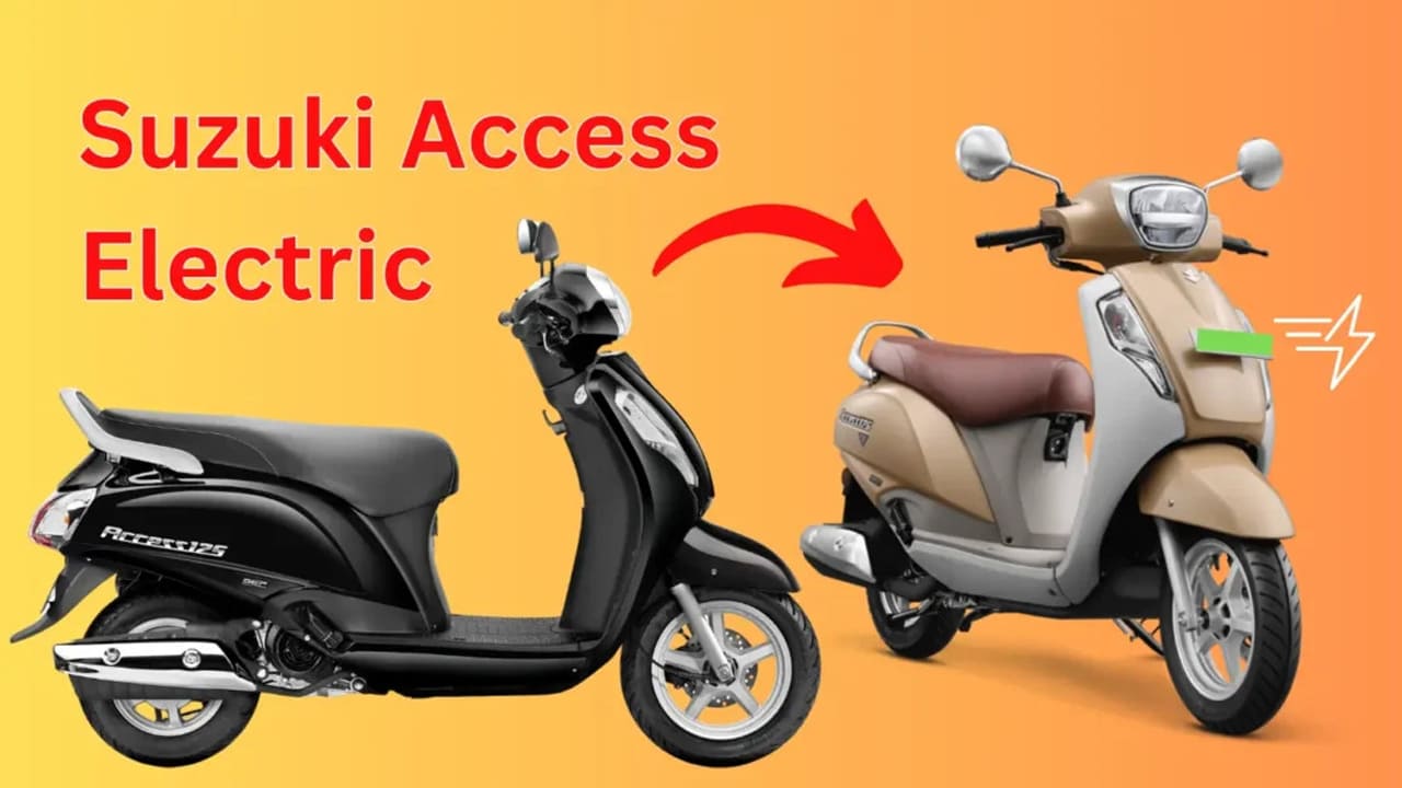 suzuki access electric scooter debut bharat mobility expo 2025