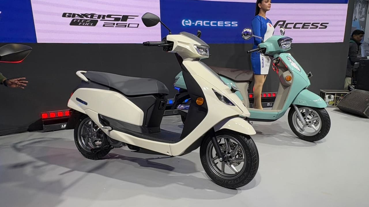 suzuki e access global debut 95 km range bharat mobility global expo 2025