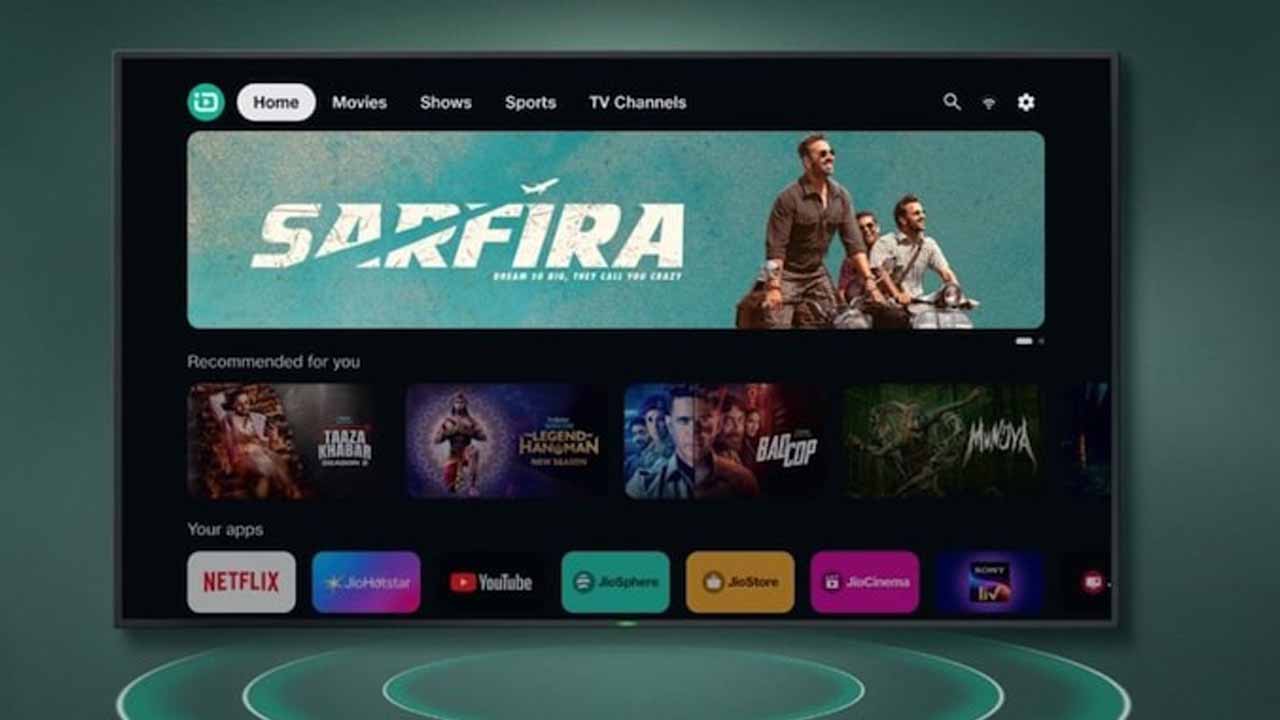 Jiotele os launched for smart tv better entertainment features