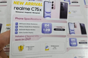 Realme c75x specs leaked