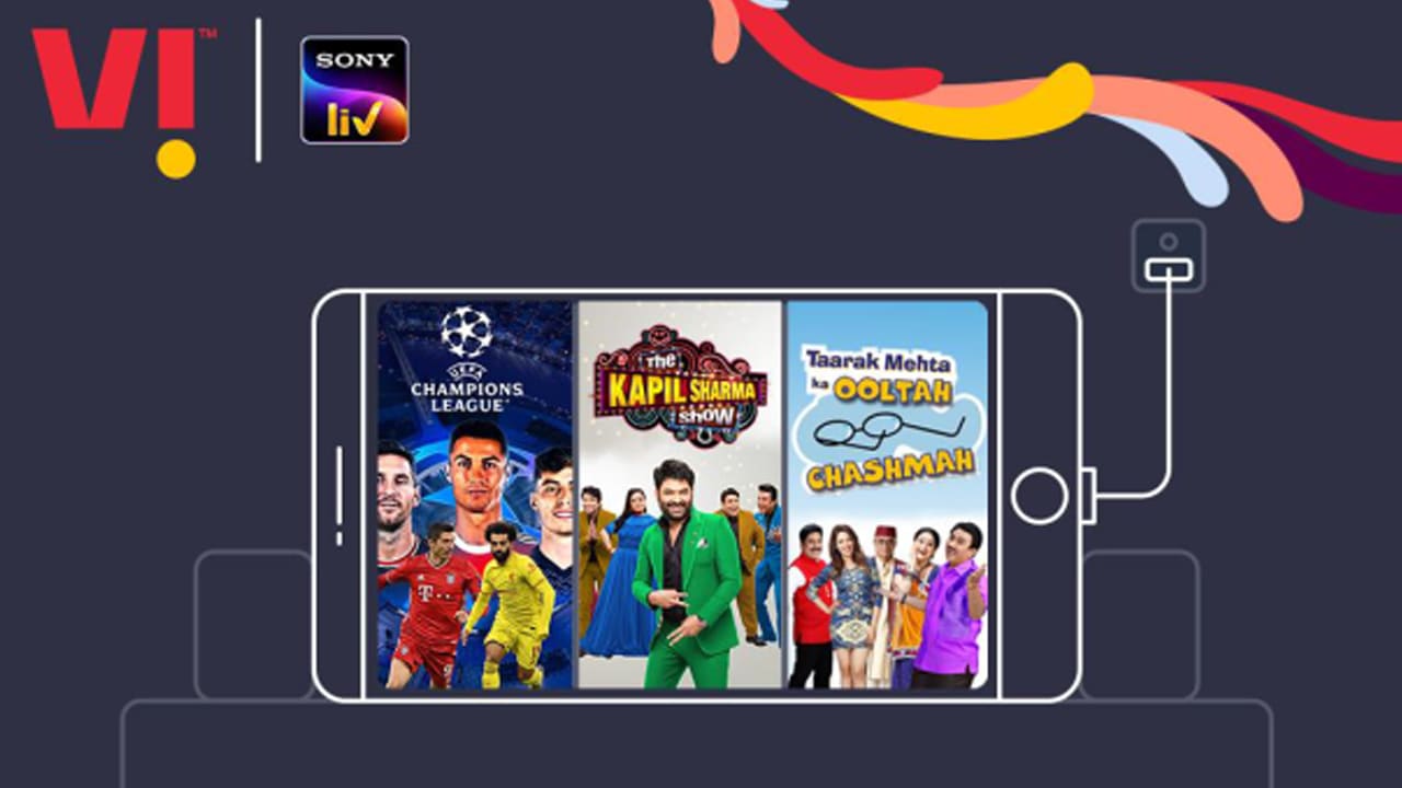 Vi launches new prepaid plans with sonyliv ott subscription