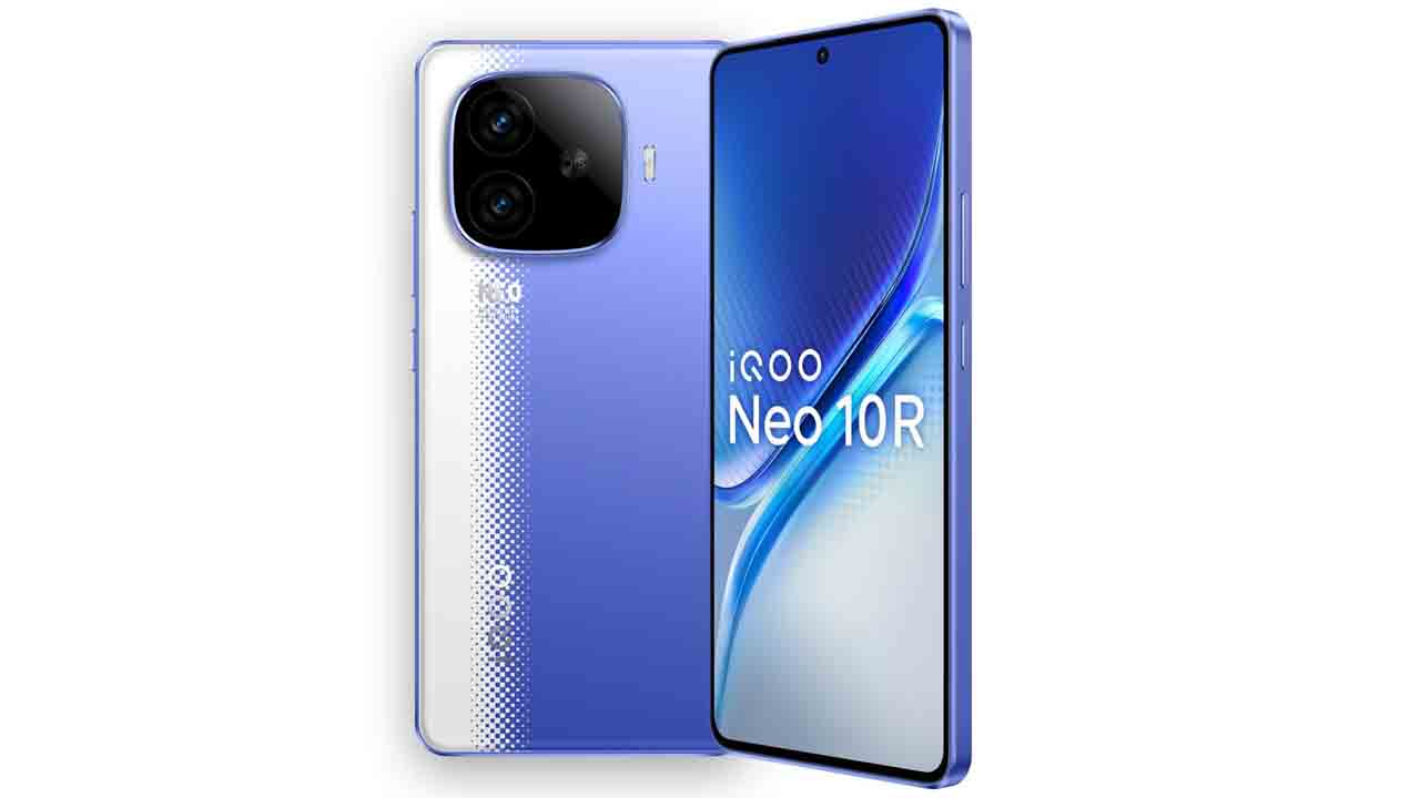 Iqoo neo 10r with dual camera goes on sale today via Amazon india offers price