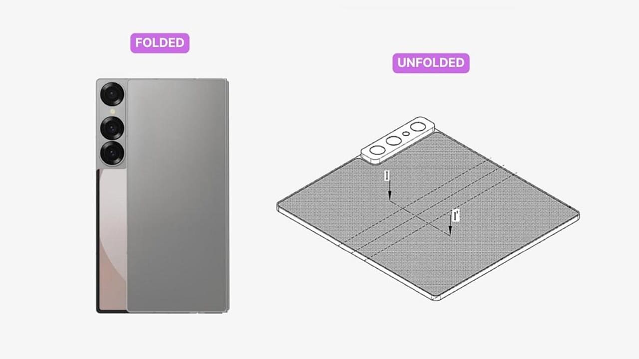 Samsung 360 degree foldable smartphone patent filed