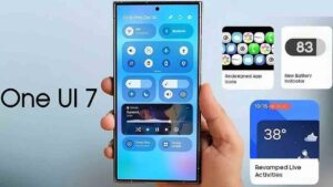 Samsung rolling out one ui 7 update from 7 april for Galaxy s series Z series A M f series smartphones