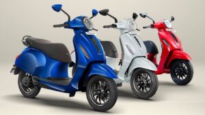 new Bajaj electric scooter spotted testing in india could be the most affordable chetak