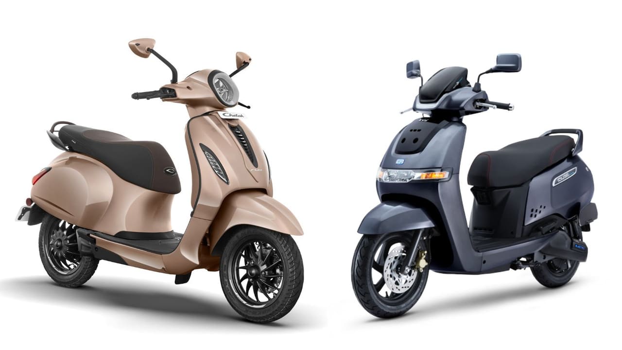 Bajaj Chetak and tvs iqube electric scooter sales cross 10 lakh unites