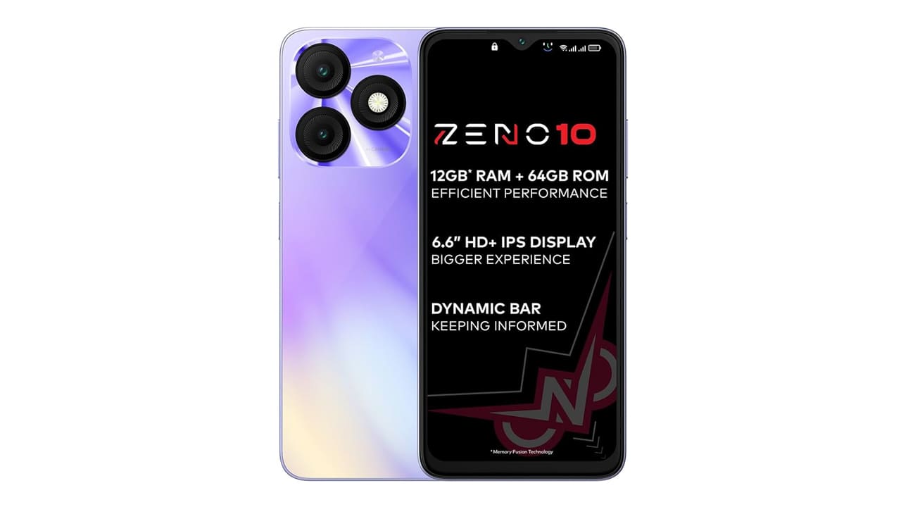 Itel zeno 10 with 11gb ram smartphone under rupees 5500 Amazon limited time deal offer