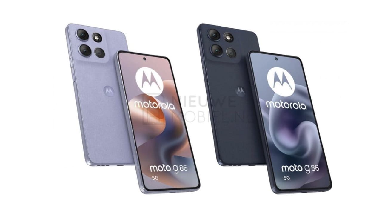 Motorola g86 render design features surfaces online