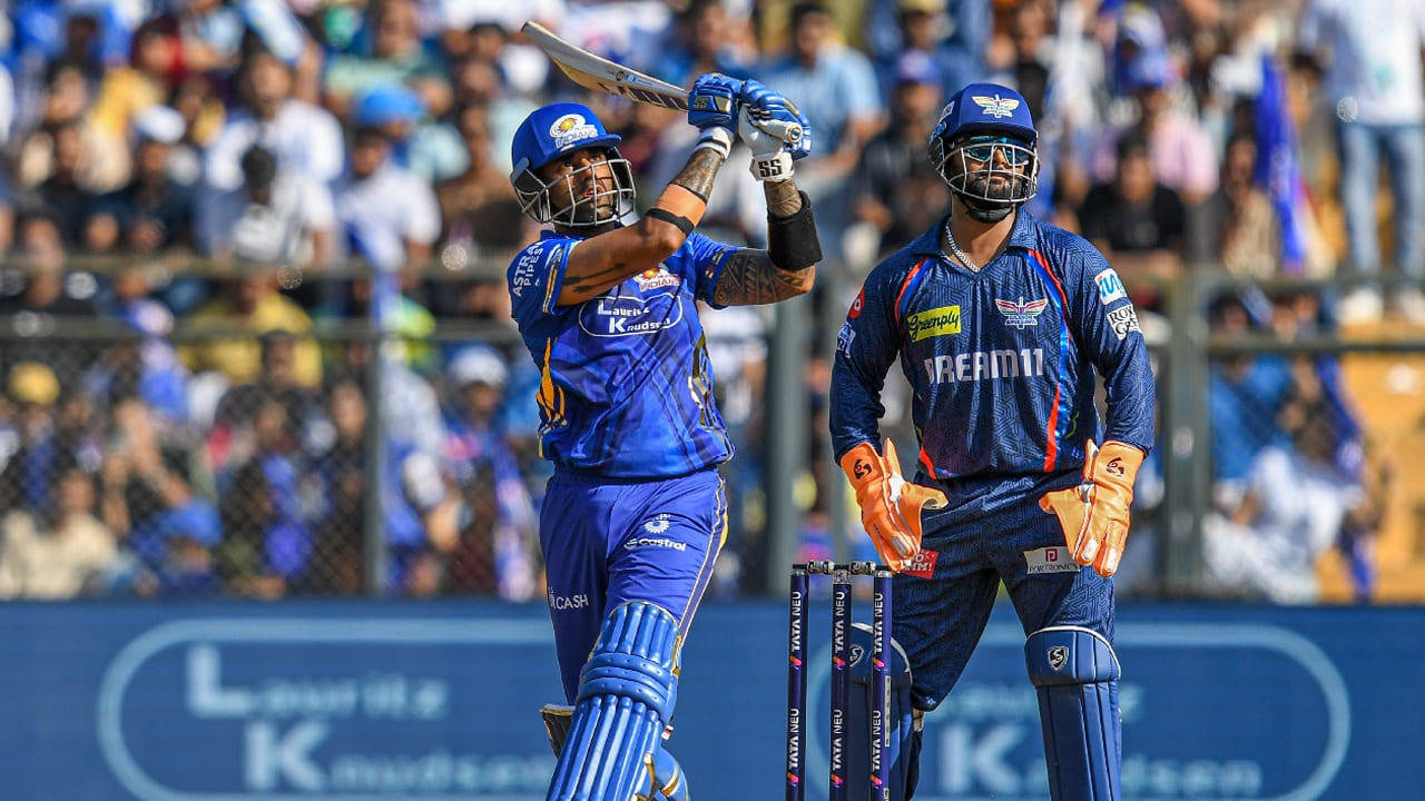 Mumbai Indians vs Lucknow super giants Surya Kumar yadav makes fastest 4000 runs in ipl match