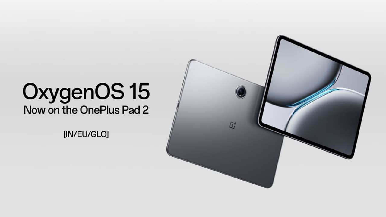 OnePlus pad 2 new oxygenos 15 update roll out with new features april 2025 security patch