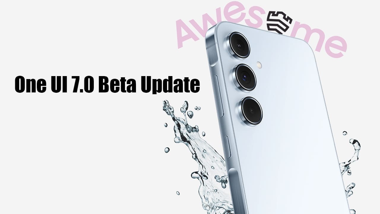 Samsung Galaxy A55 5G received one ui 7 0 beta update with features