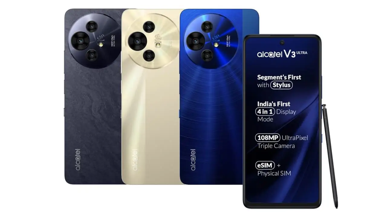 Alcatel V3 Classic 5G V3 Pro 5G V3 Ultra Launched in India price starts rs 12999 108mp camera
