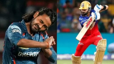 Lsg vs Rcb virat kohli got furious for digvesh rathi mankading act hit glass with a bottle video ipl 2025