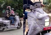 Yamaha Electric Scooter spotted in road india launch soon features