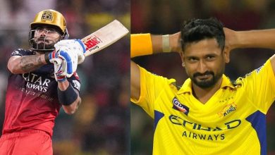 kohli vs khaleel rivalry two sixes rcb csk 2025