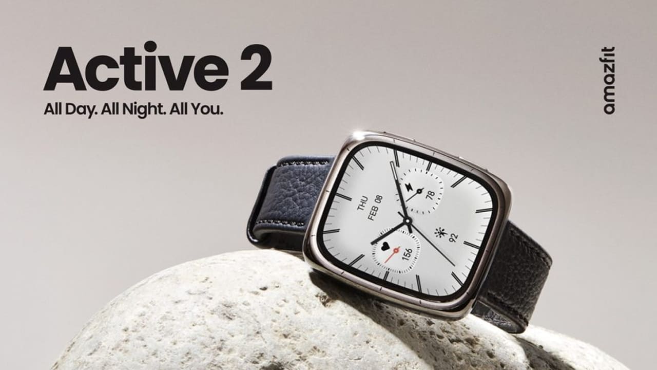 Amazfit Active 2 Square smartwatch Launched with biotracker sensor battery price feature