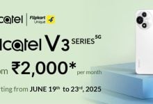 Flipkart Alcatel Days sale no cost emi offer on v3 classic 5g v3 pro v3 ultra smartphones