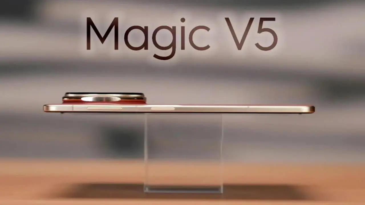Honor magic v5 render image revealed slimmest foldable smartphone in 2025