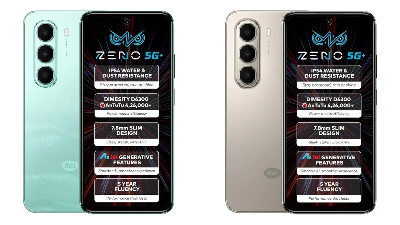 Itel zeno 5g launched in india price rupees 9299 with 50 megapixel camera 5000mah battery