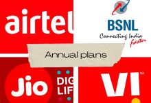 Jio airtel vi bsnl annual yearly plan Once recharge get 365 days validity cost per day only rs 5