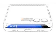 Samsung new patent of a flip phone with side display interface for showing battery charge status