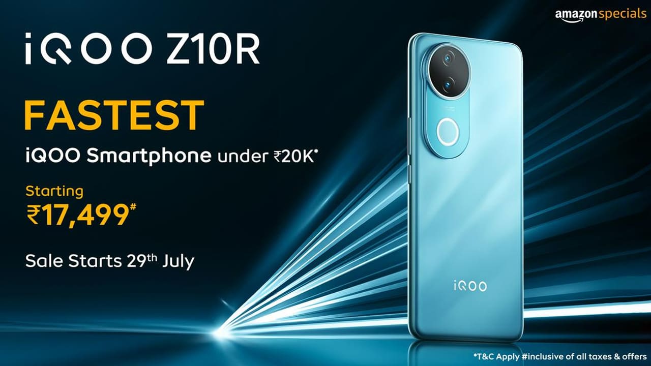 Iqoo z10R launched price in india specifications features availablity