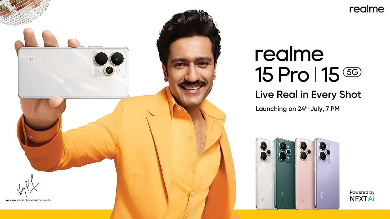 Realme 15 and realme 15 pro 5G launch date in india confirmed 24 july expected price specifications