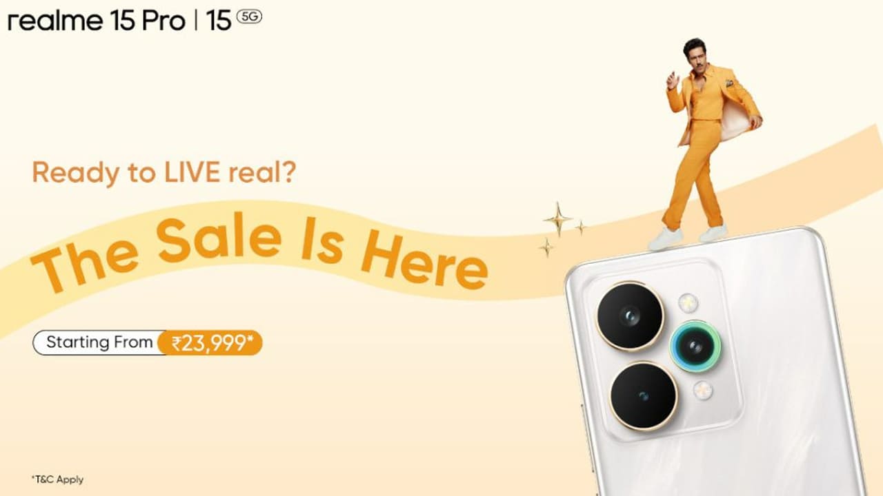 Realme 15 and realme 15 pro go on sale in india on Flipkart launch offers price