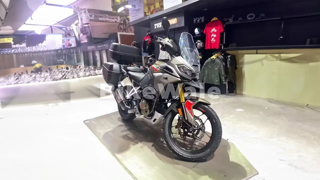 tvs apache rtx 300 adventure touring bike to be launched in august report