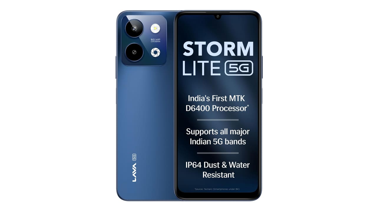 Lava Storm Lite 5G now available rupees 8000 discount with 50 megapixel camera on amazon