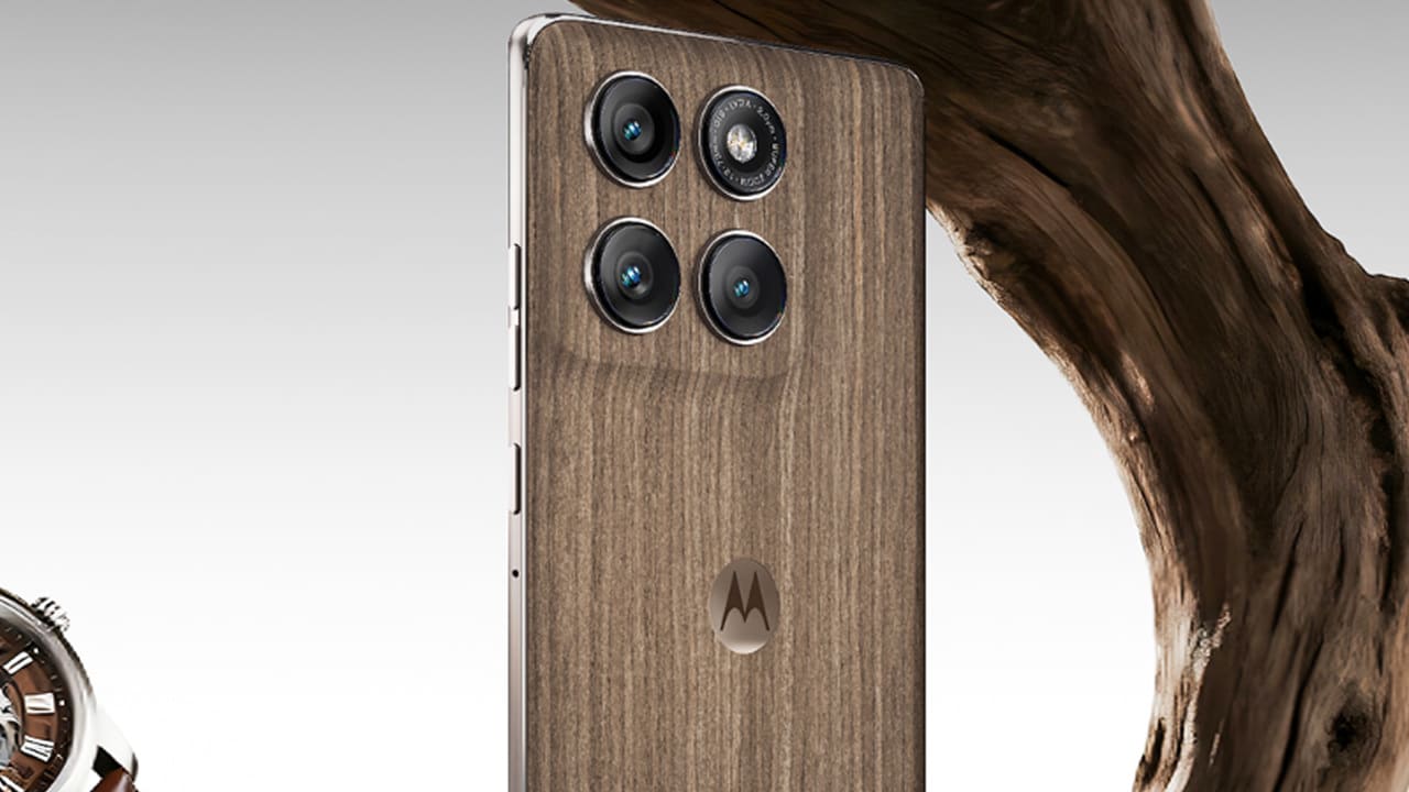 Motorola Edge 60 Pro Basswood Walnut launched with original wood back panel specifications