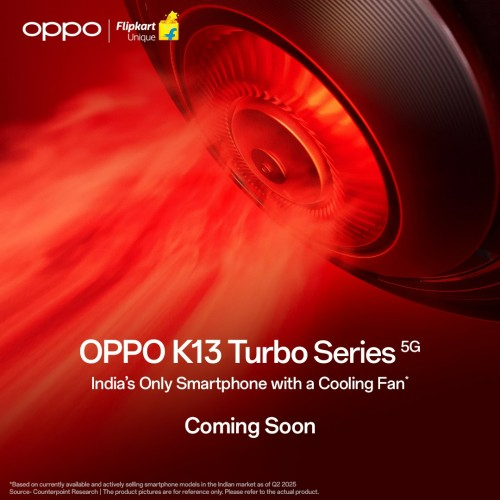 Oppo K13 Turbo Series india launch next month