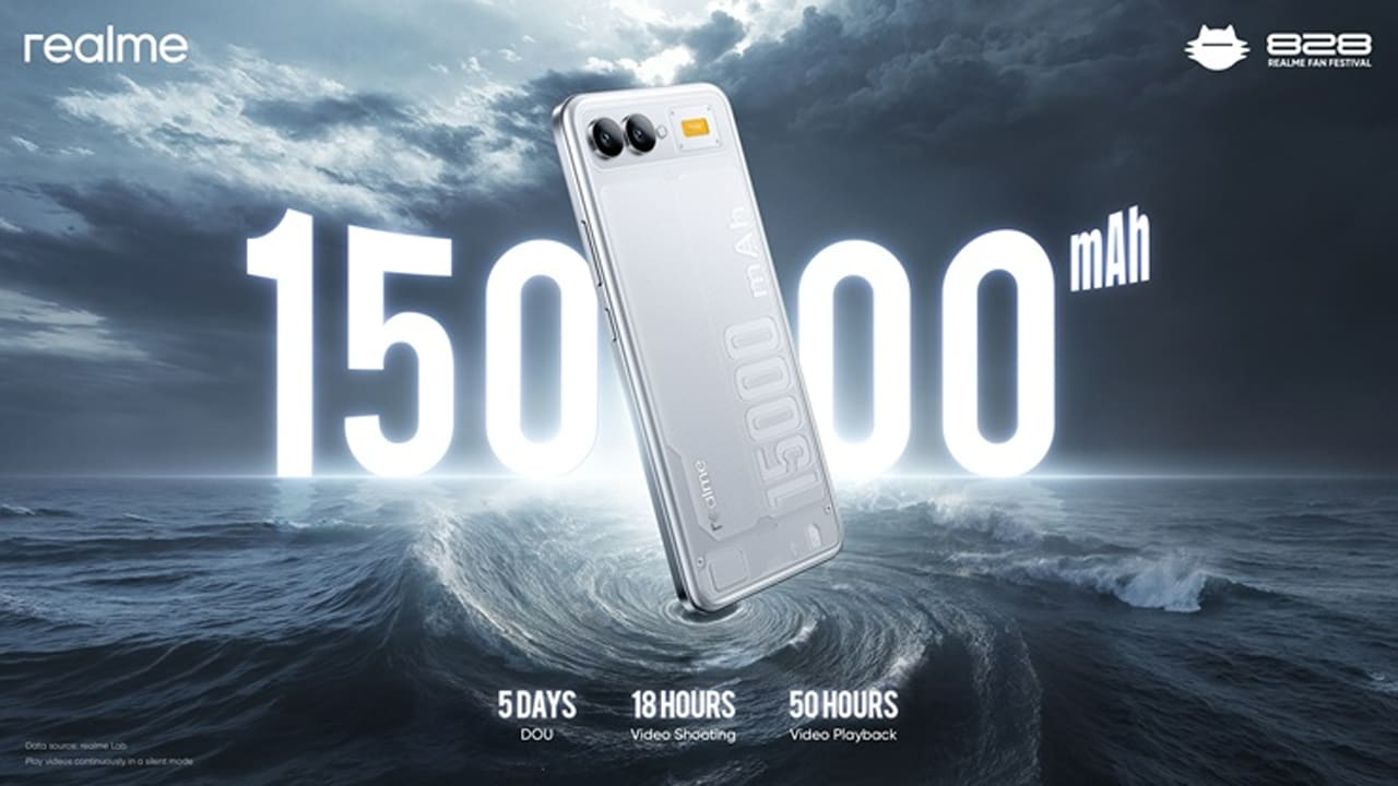 Realme chill fan phone to Unveil today 828 fan festival with 15000mah battery smartphone